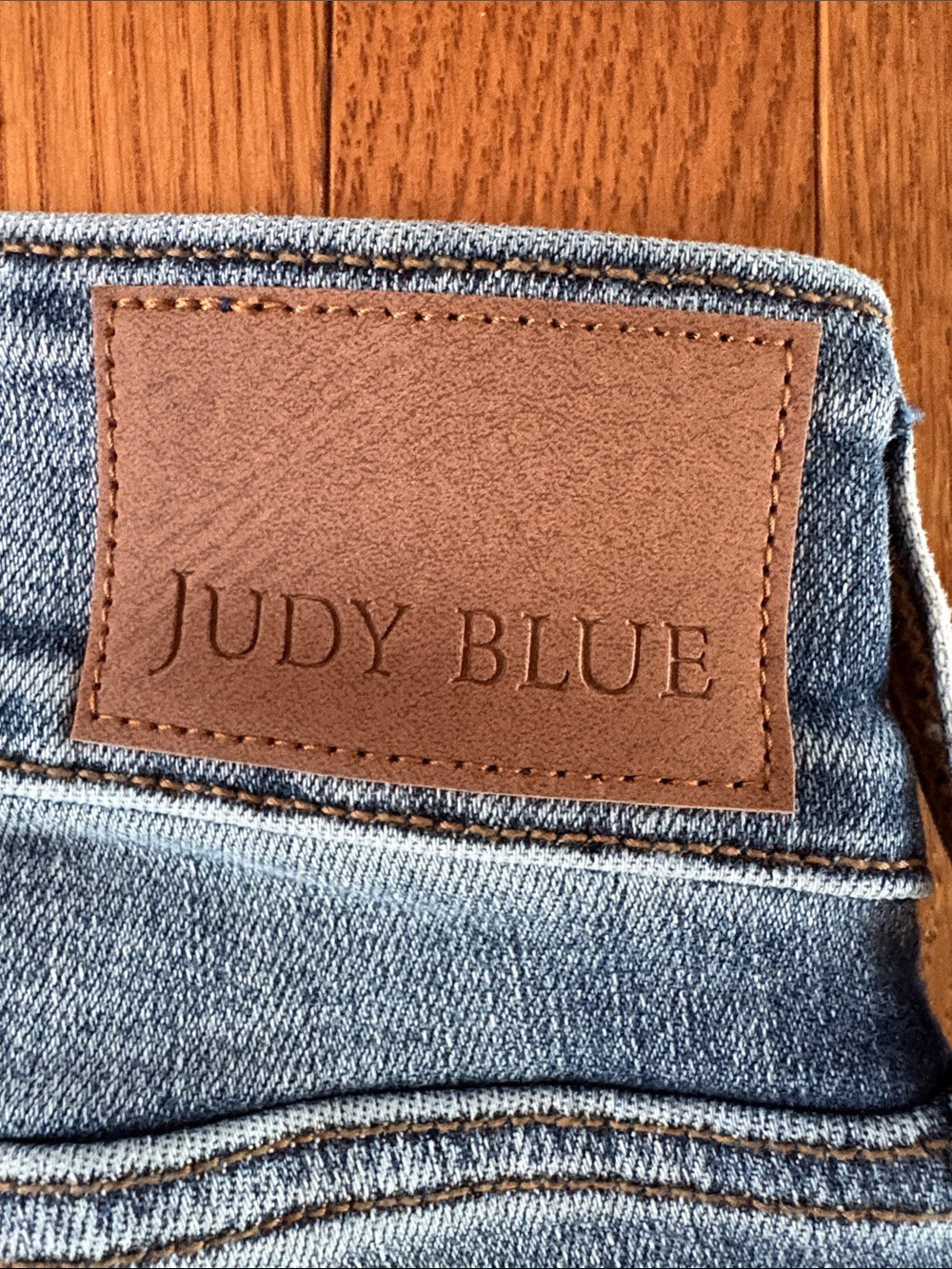 Judy Blue Vintage Muse Trouser Flare Jeans High Rise Double Button Pintuck 9/29 - Picture 11 of 11